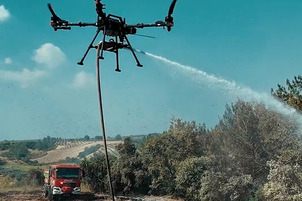 Orman Yangınlarıyla Mücadelede Drone Desteği Etkinliği Artırıyor