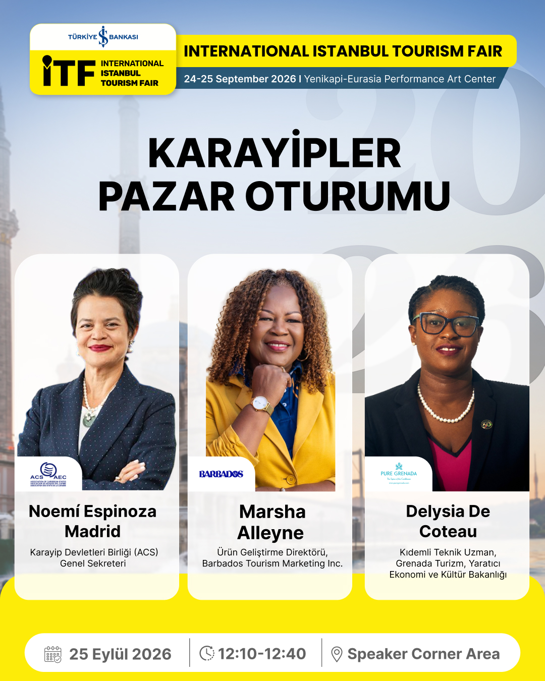 KARAYİPLER PAZARI,  ULUSLARARASI İSTANBUL TURİZM FUARI’NDA  ELE ALINACAK